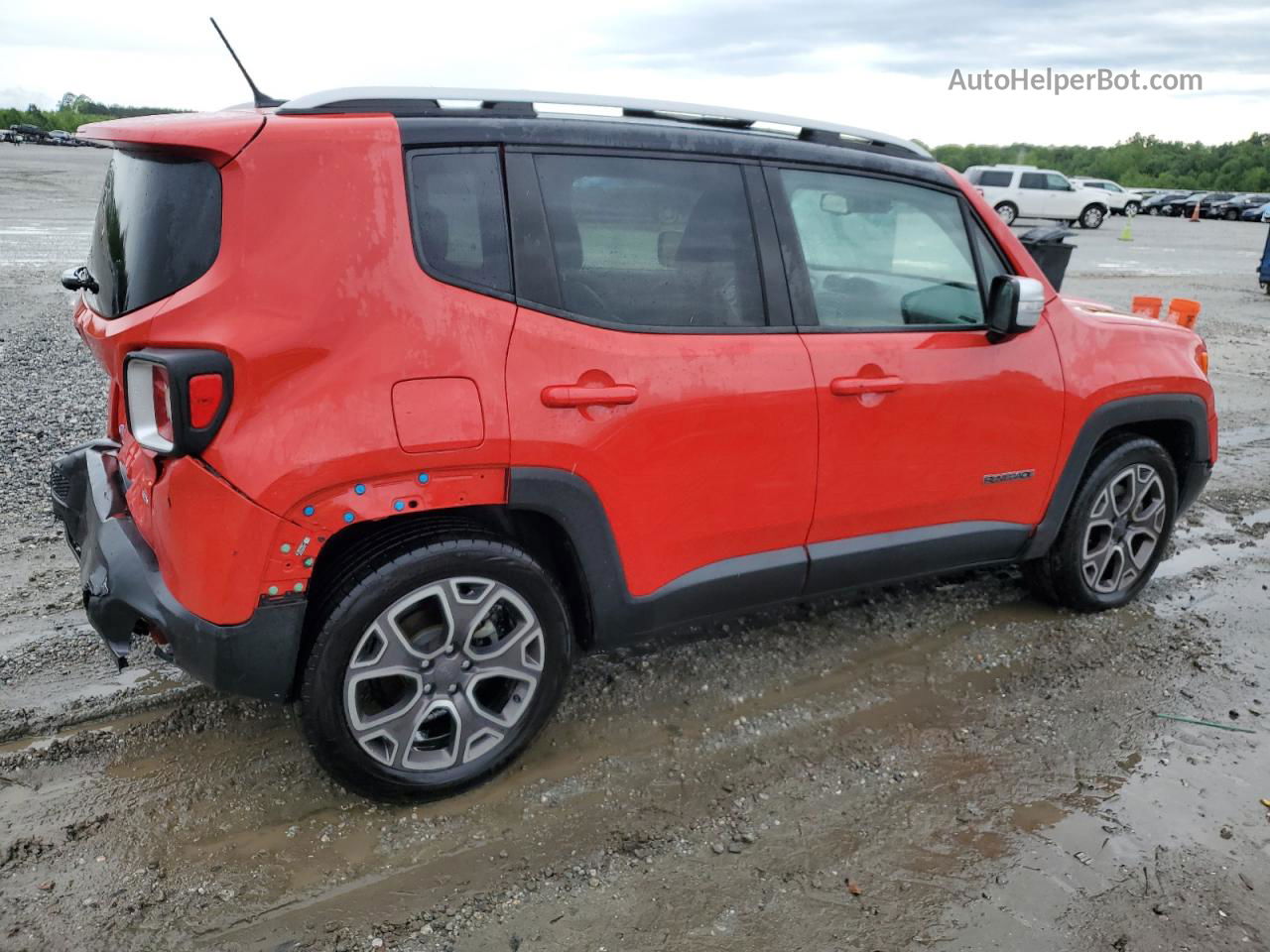 2017 Jeep Renegade Limited Red vin: ZACCJADB6HPE40063