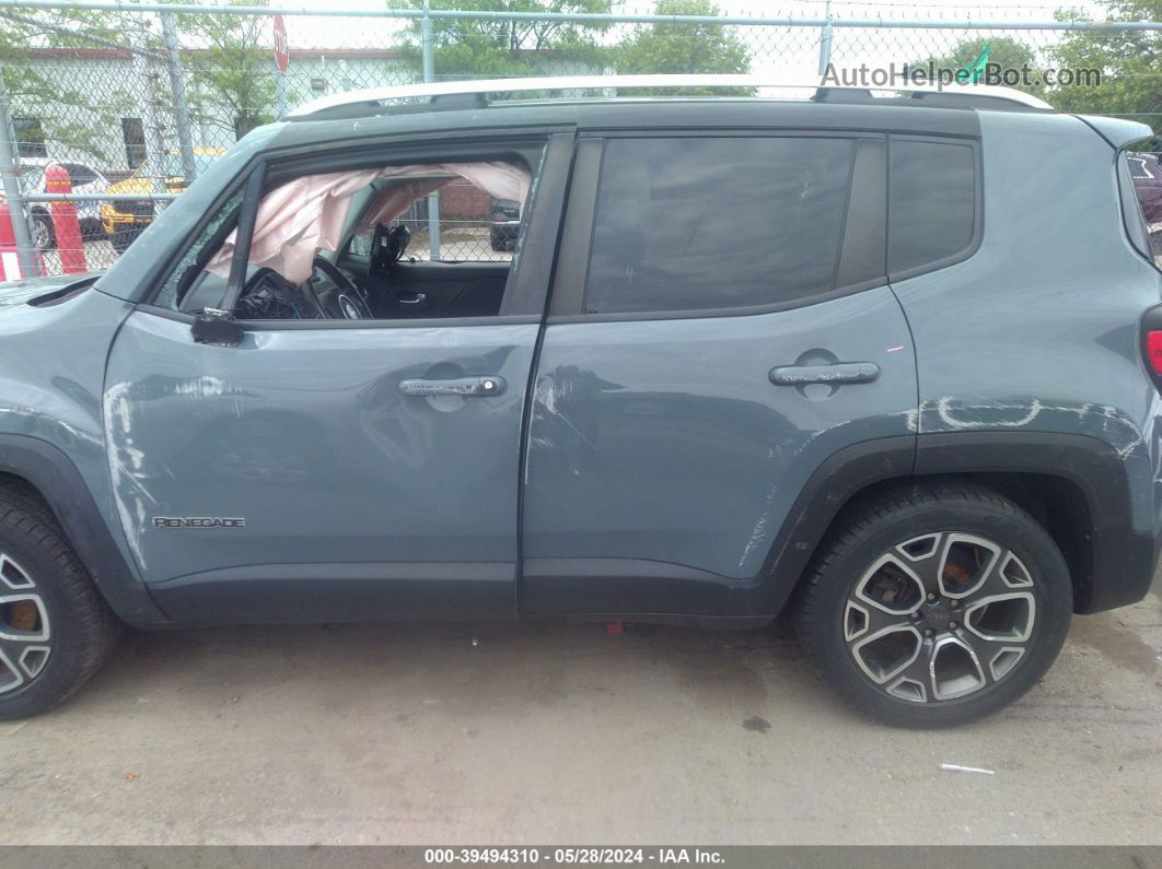 2017 Jeep Renegade Limited Fwd Gray vin: ZACCJADB7HPF51673