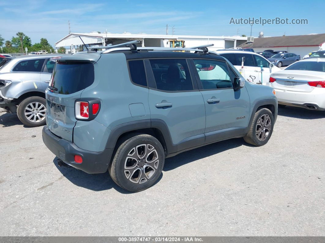 2017 Jeep Renegade Limited Fwd Blue vin: ZACCJADB8HPE41165