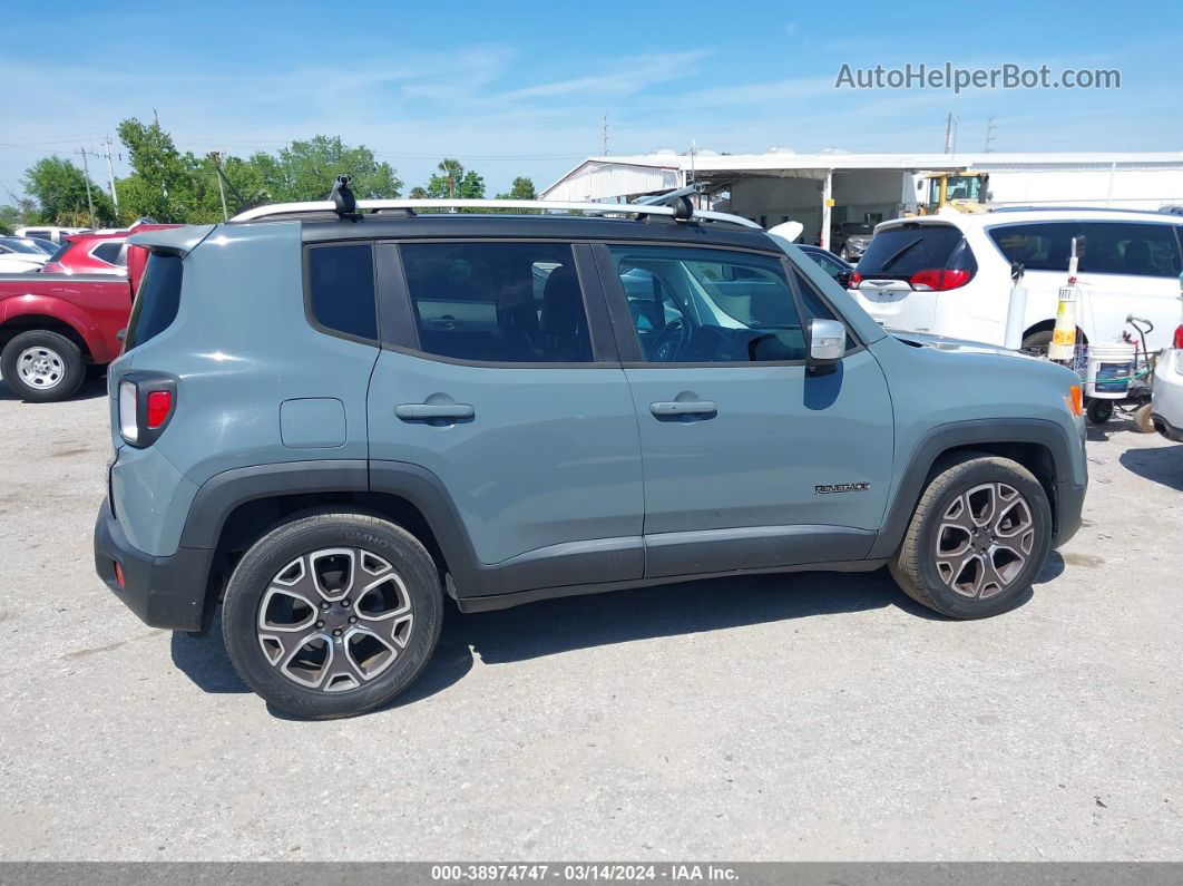 2017 Jeep Renegade Limited Fwd Blue vin: ZACCJADB8HPE41165