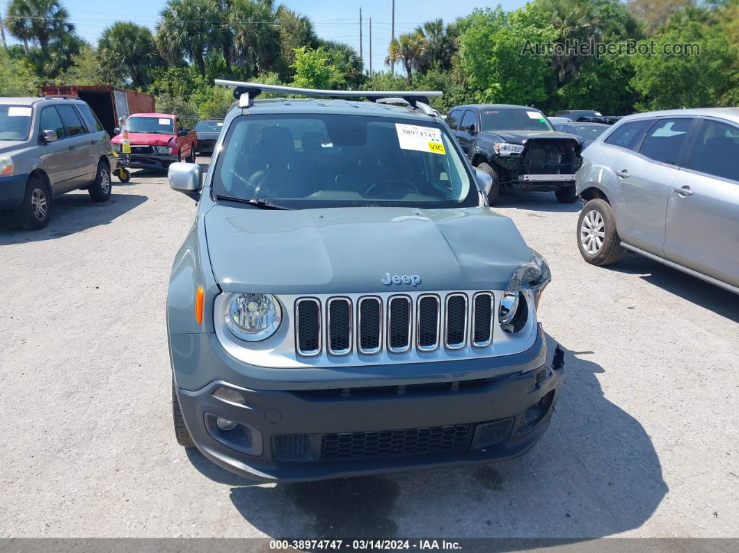 2017 Jeep Renegade Limited Fwd Blue vin: ZACCJADB8HPE41165