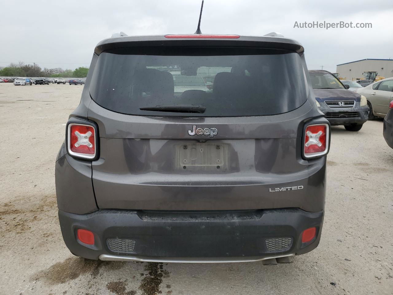 2017 Jeep Renegade Limited Charcoal vin: ZACCJADB8HPE71637