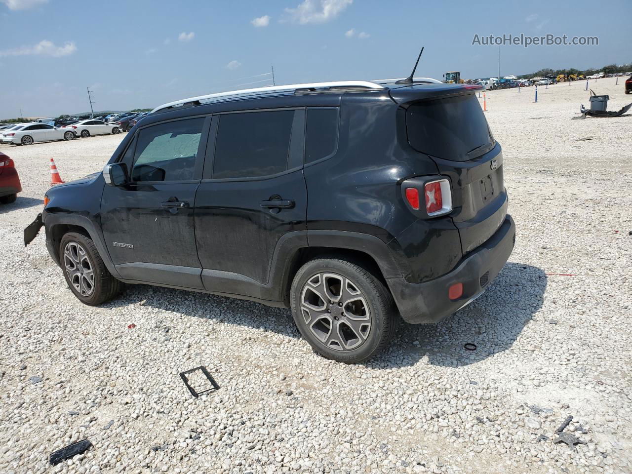 2017 Jeep Renegade Limited Черный vin: ZACCJADB9HPG67635