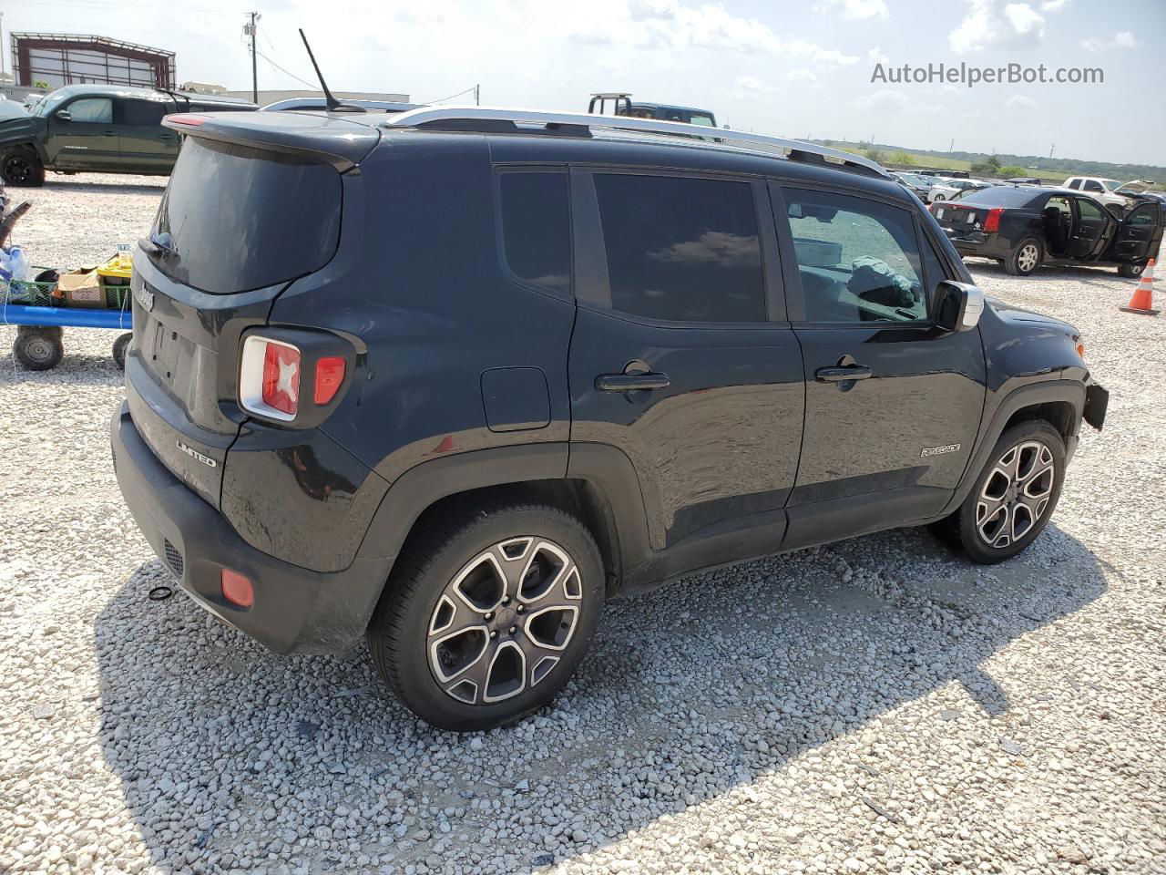 2017 Jeep Renegade Limited Black vin: ZACCJADB9HPG67635