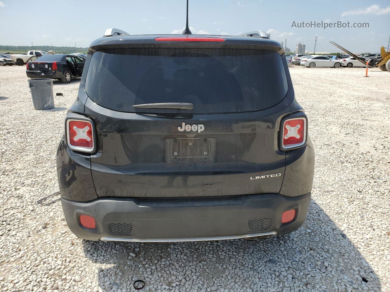 2017 Jeep Renegade Limited Черный vin: ZACCJADB9HPG67635