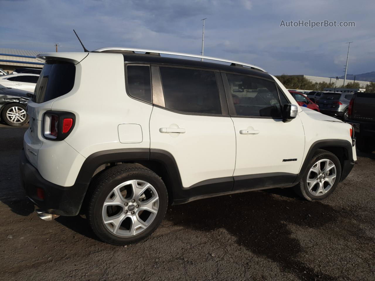 2017 Jeep Renegade Limited White vin: ZACCJADBXHPE44116