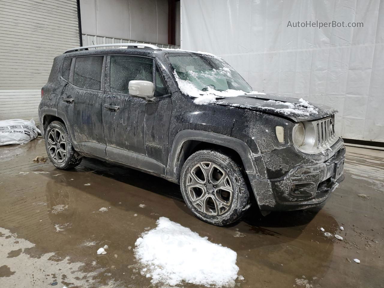 2017 Jeep Renegade Limited Черный vin: ZACCJADBXHPE48649