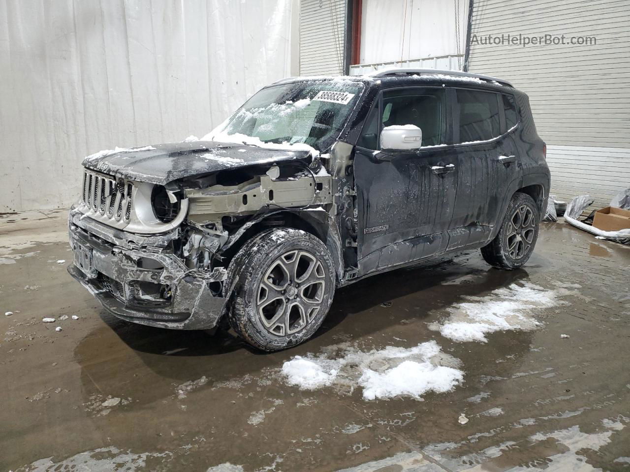 2017 Jeep Renegade Limited Черный vin: ZACCJADBXHPE48649