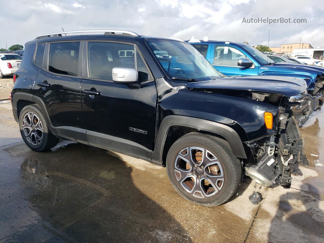 2015 Jeep Renegade Limited Черный vin: ZACCJADT0FPB67903