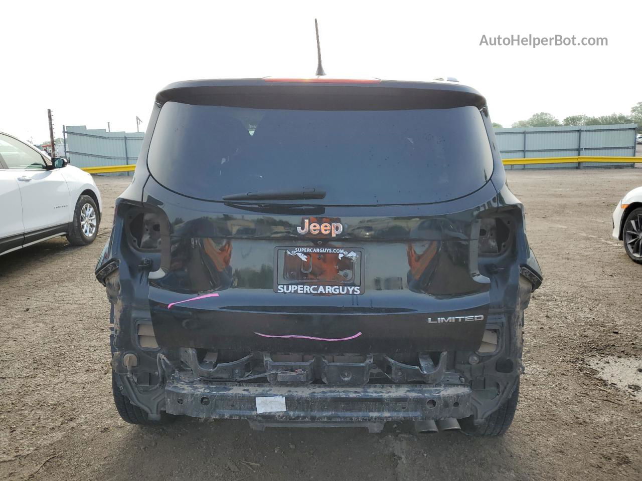 2015 Jeep Renegade Limited Black vin: ZACCJADT0FPB78031