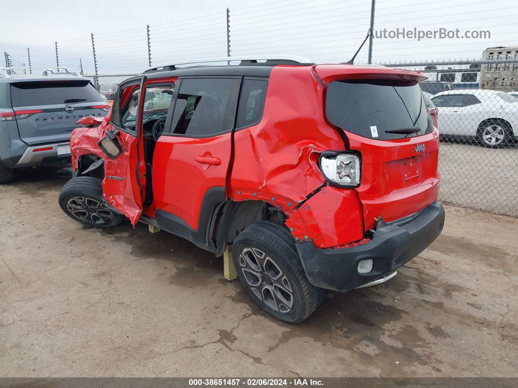 2015 Jeep Renegade Limited Red vin: ZACCJADT0FPC24487