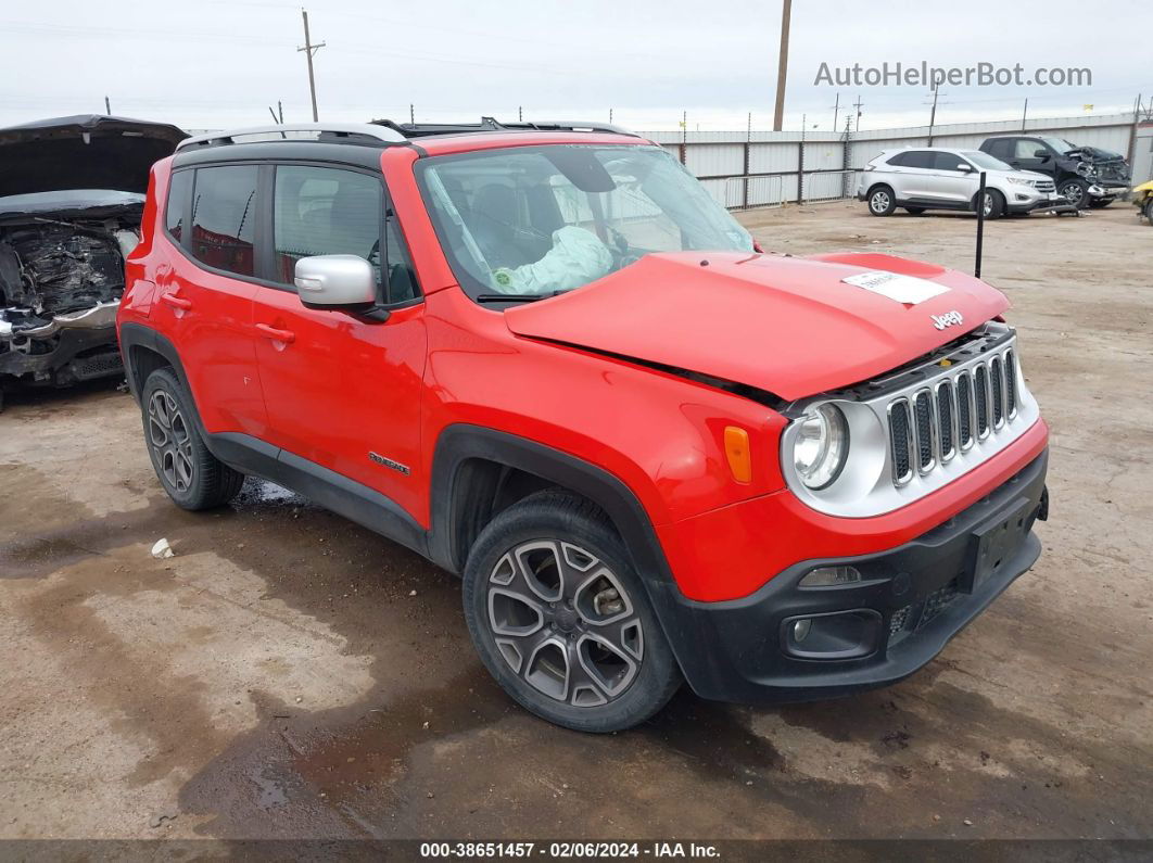 2015 Jeep Renegade Limited Красный vin: ZACCJADT0FPC24487