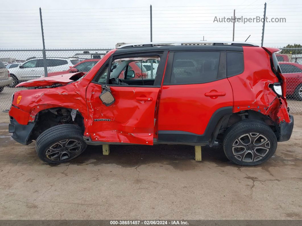 2015 Jeep Renegade Limited Red vin: ZACCJADT0FPC24487