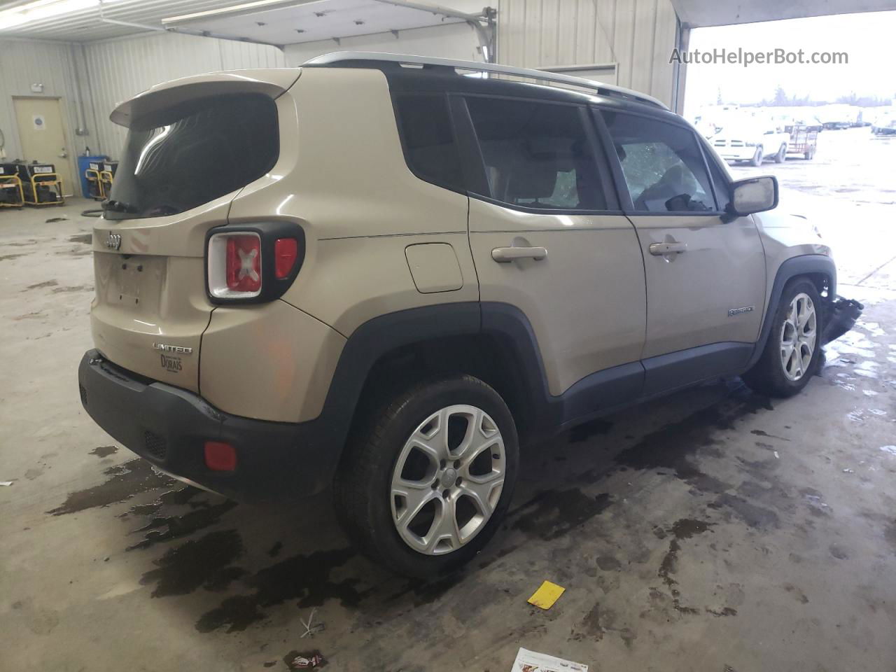 2015 Jeep Renegade Limited Tan vin: ZACCJADT0FPC39491