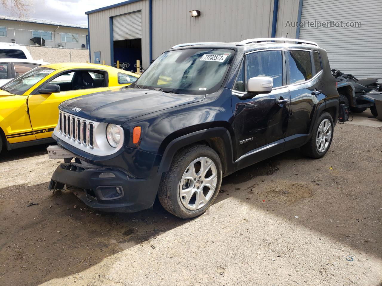 2015 Jeep Renegade Limited Black vin: ZACCJADT4FPB77402