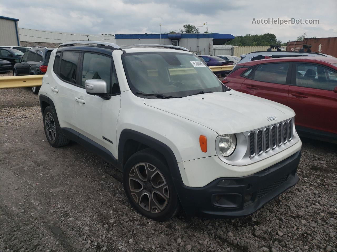 2015 Jeep Renegade Limited Белый vin: ZACCJADT5FPB33182