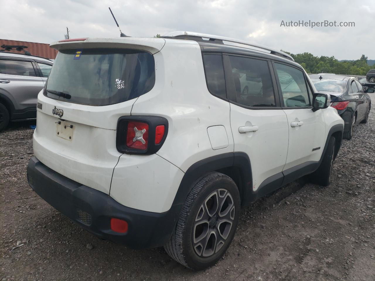 2015 Jeep Renegade Limited Белый vin: ZACCJADT5FPB33182