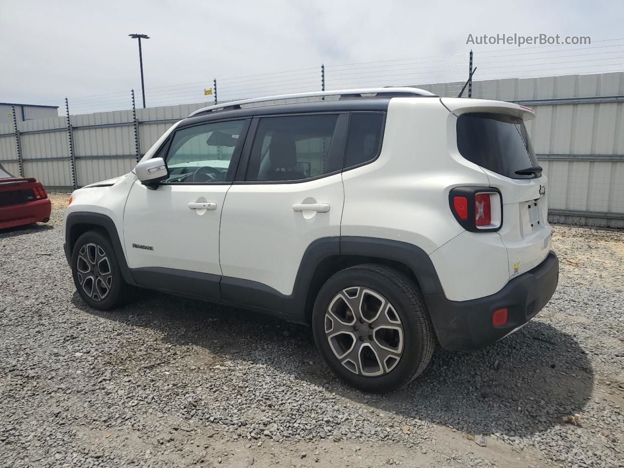 2015 Jeep Renegade Limited White vin: ZACCJADT6FPB47964