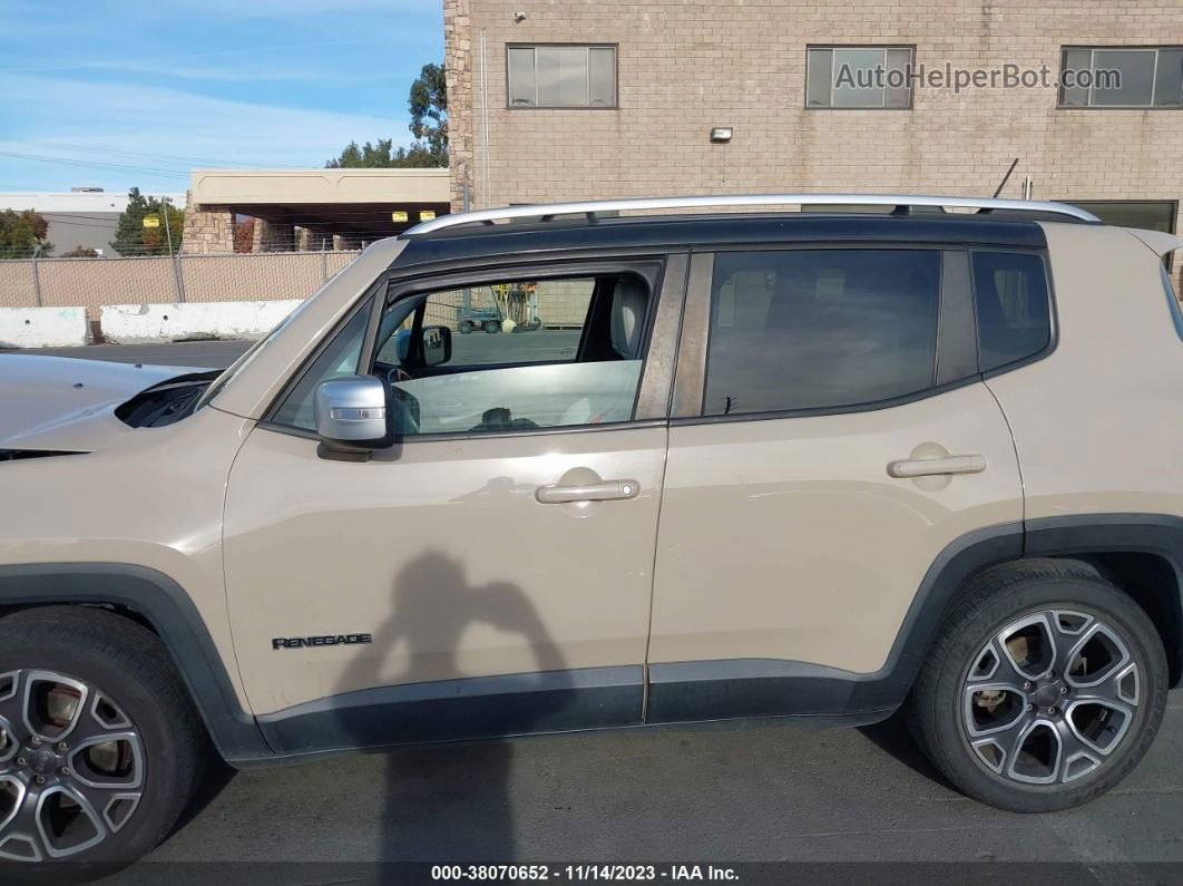 2015 Jeep Renegade Limited Cream vin: ZACCJADT6FPC33694