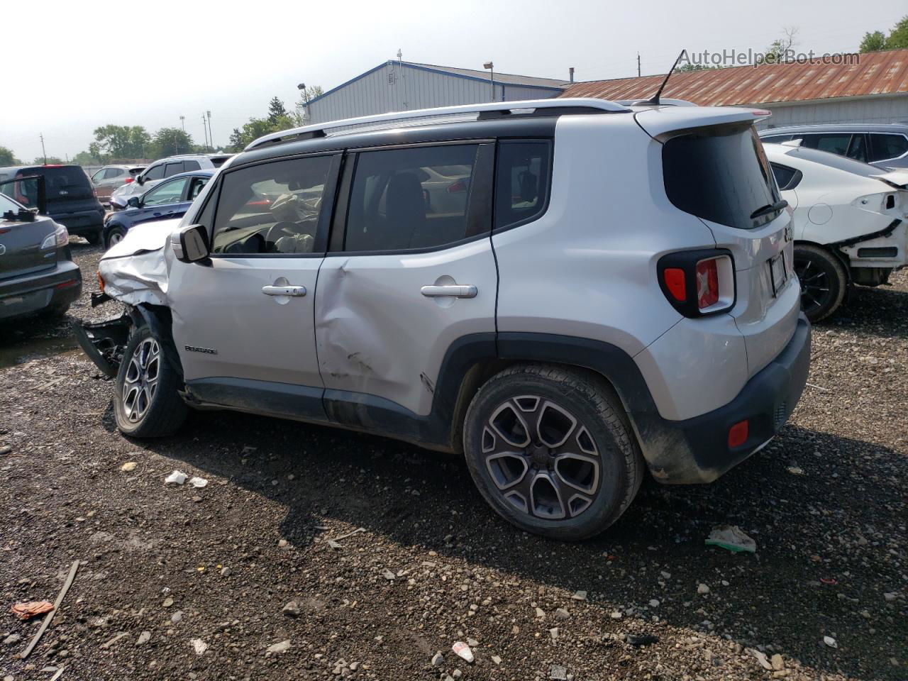 2015 Jeep Renegade Limited Серебряный vin: ZACCJADT7FPB31773