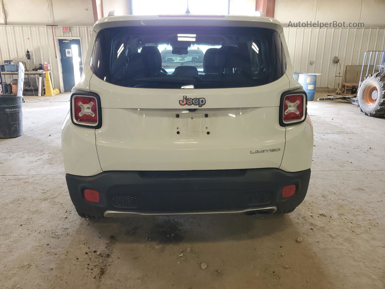 2015 Jeep Renegade Limited White vin: ZACCJADT8FPC20378