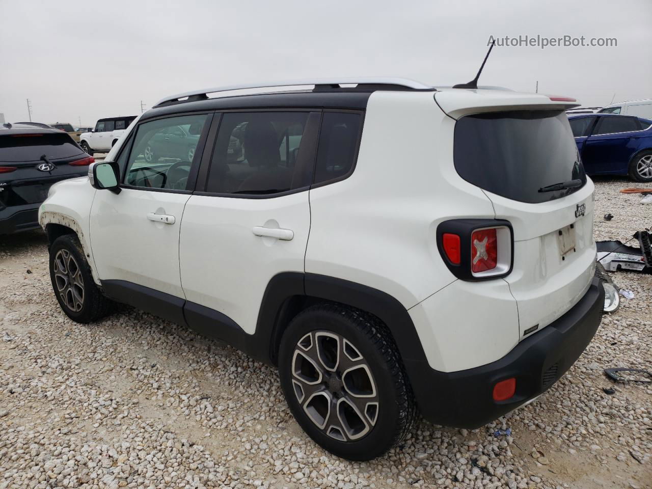 2015 Jeep Renegade Limited White vin: ZACCJADT9FPB16126