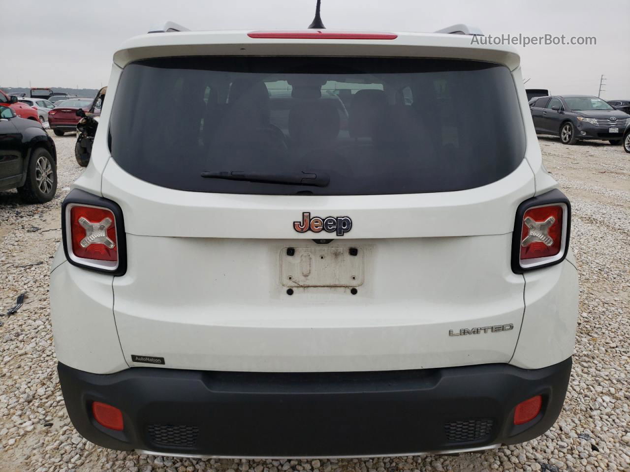 2015 Jeep Renegade Limited White vin: ZACCJADT9FPB16126