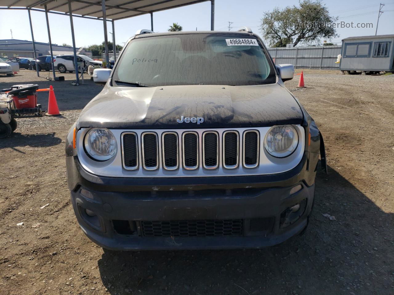 2015 Jeep Renegade Limited Black vin: ZACCJADT9FPC38291