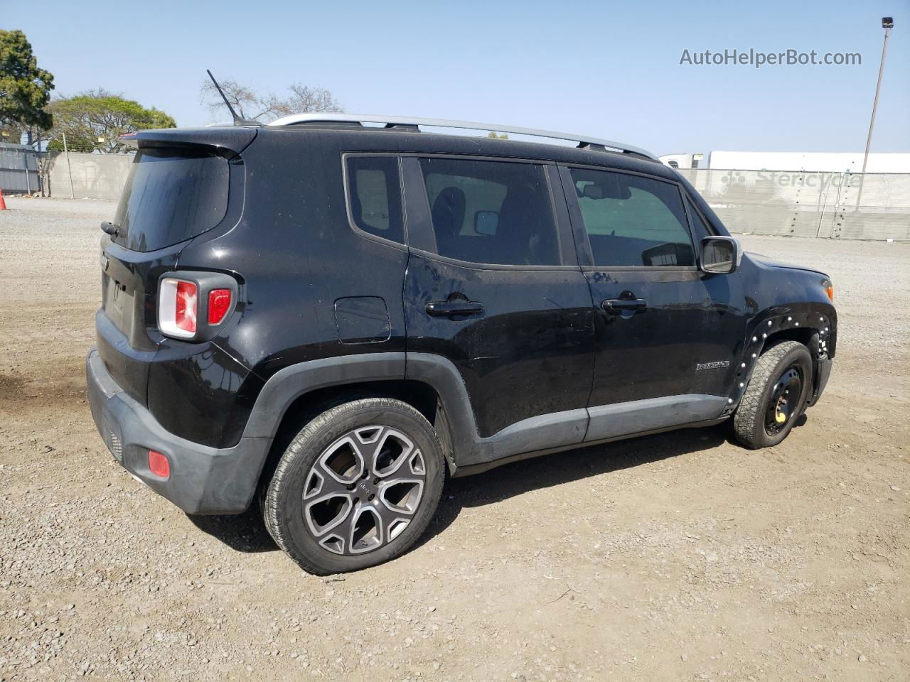 2015 Jeep Renegade Limited Black vin: ZACCJADT9FPC38291