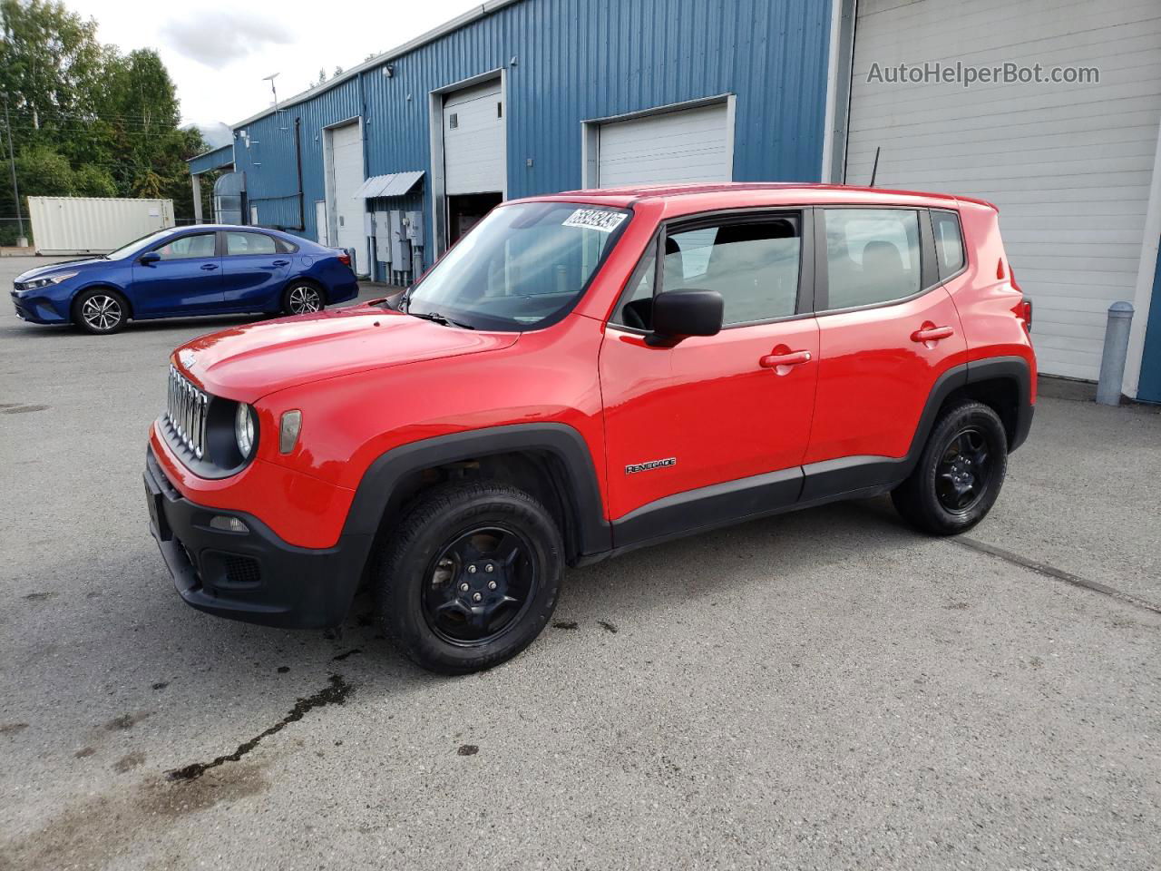 2017 Jeep Renegade Sport Red vin: ZACCJBAB0HPG01145