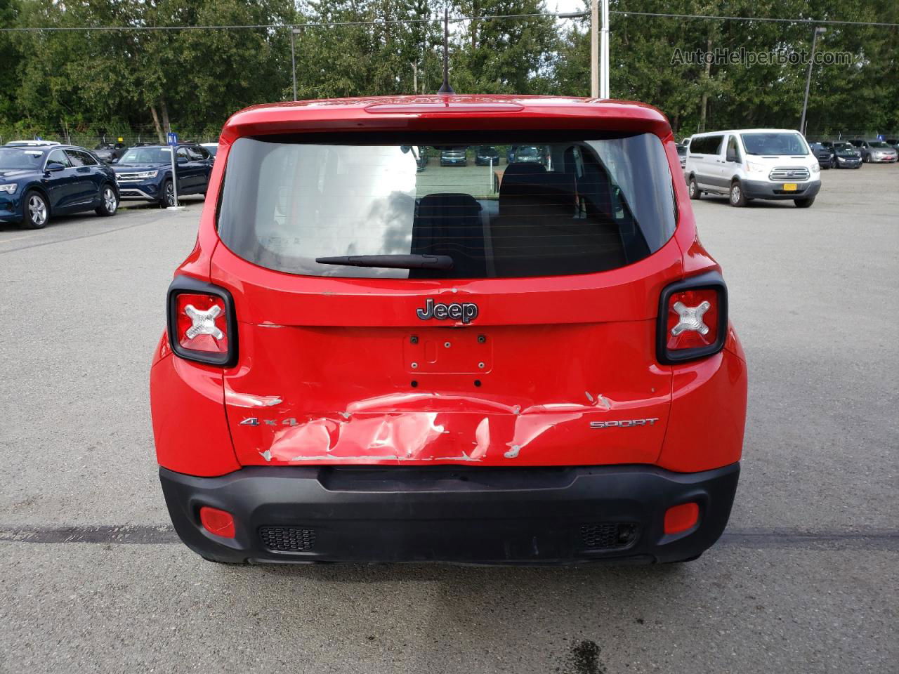 2017 Jeep Renegade Sport Red vin: ZACCJBAB0HPG01145