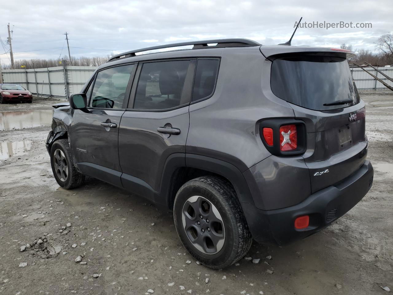 2017 Jeep Renegade Sport Gray vin: ZACCJBAB0HPG13392