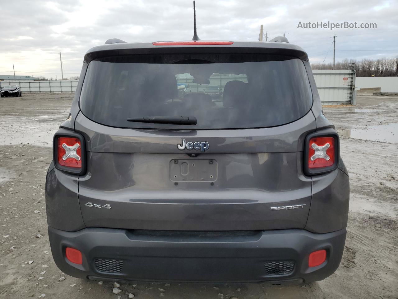 2017 Jeep Renegade Sport Gray vin: ZACCJBAB0HPG13392