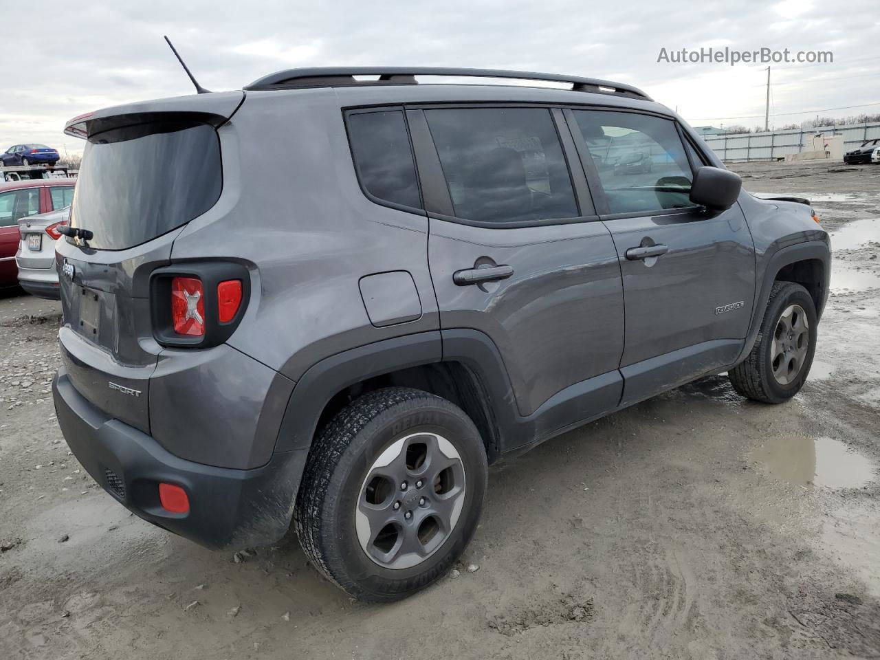 2017 Jeep Renegade Sport Gray vin: ZACCJBAB0HPG13392