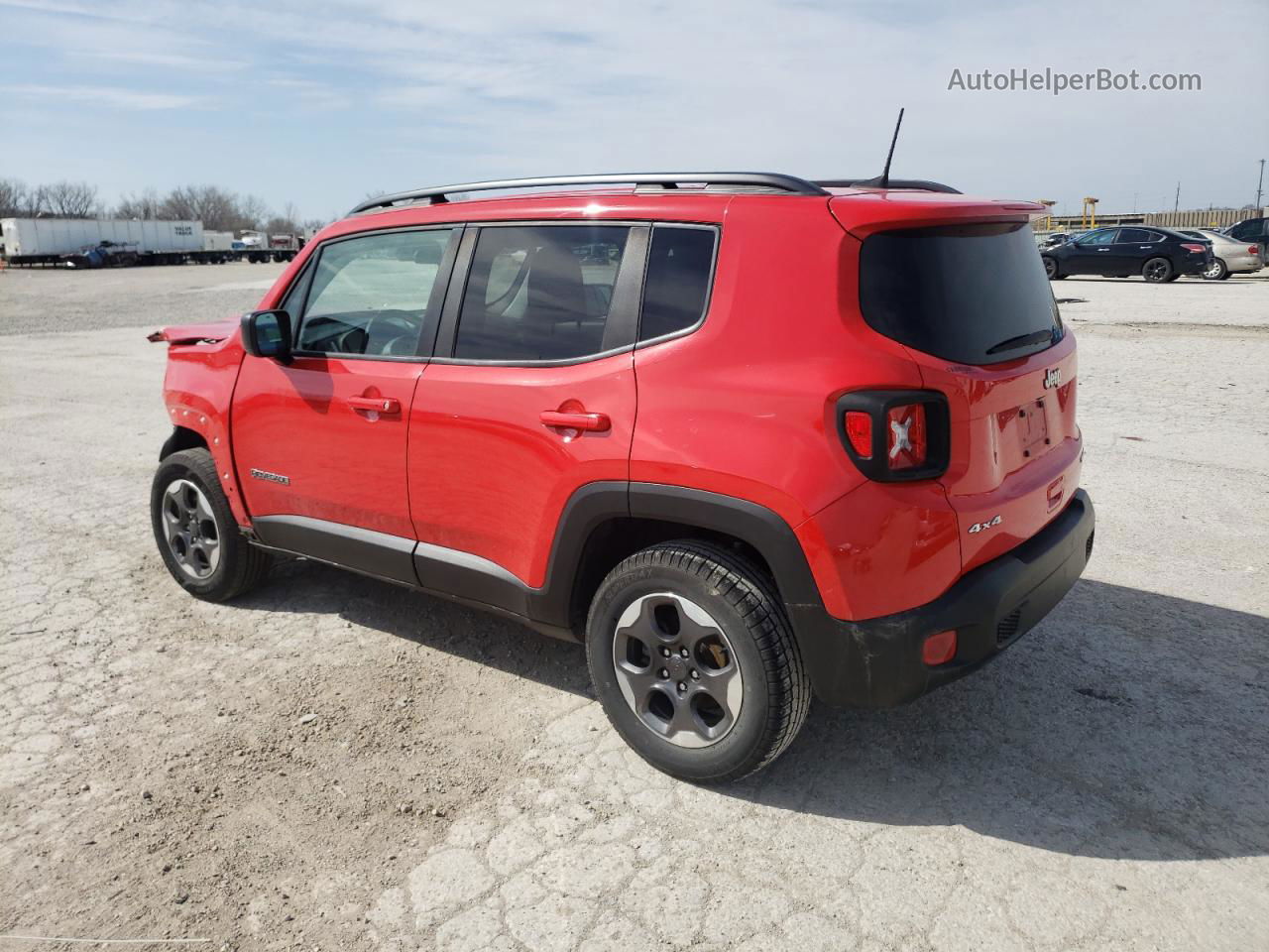 2018 Jeep Renegade Sport Red vin: ZACCJBAB0JPH46773