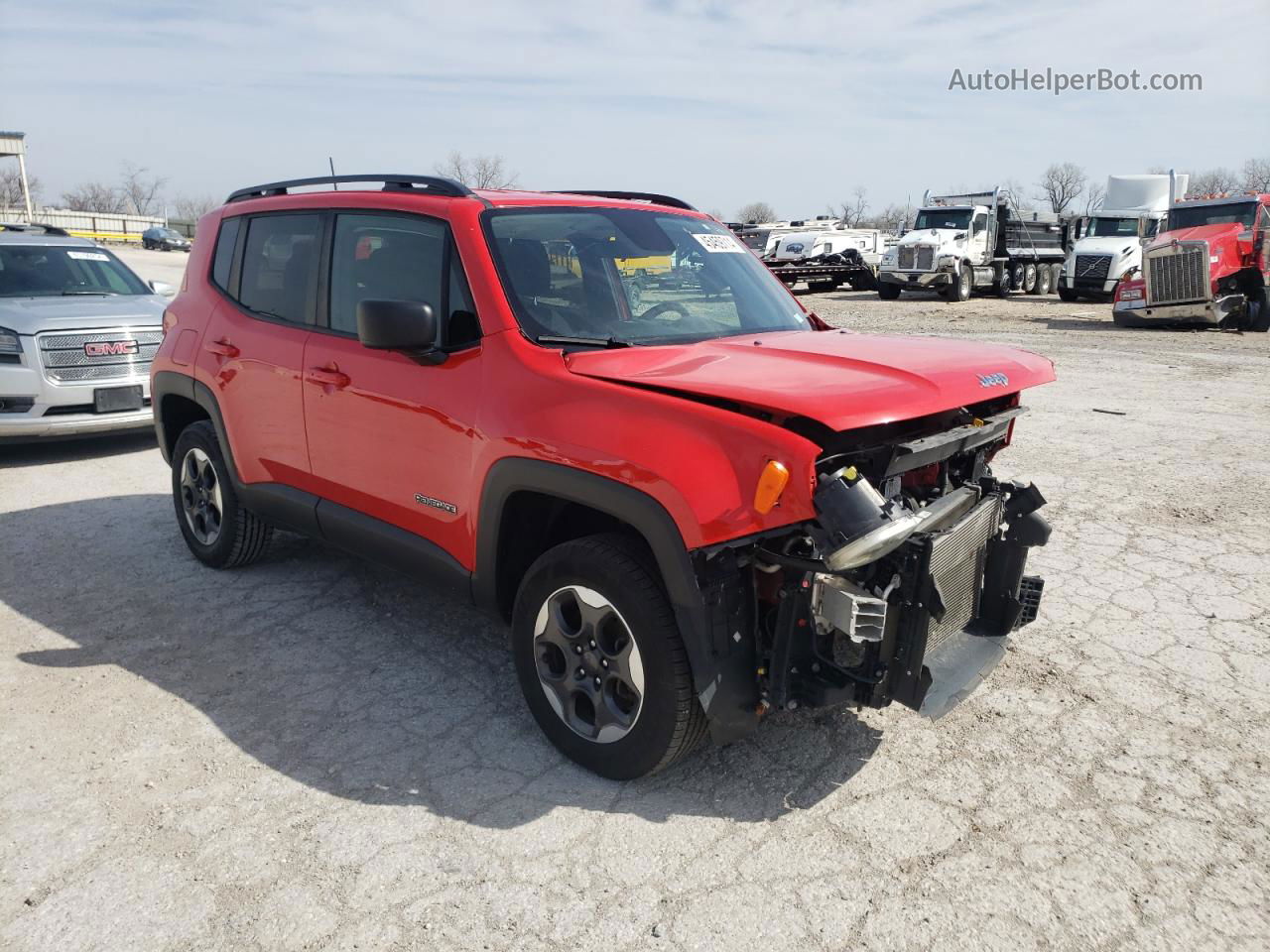 2018 Jeep Renegade Sport Red vin: ZACCJBAB0JPH46773