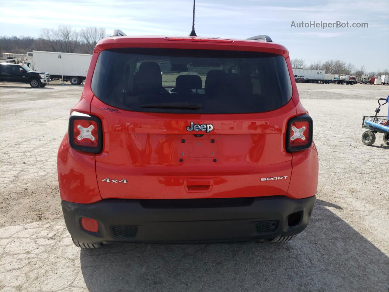 2018 Jeep Renegade Sport Red vin: ZACCJBAB0JPH46773