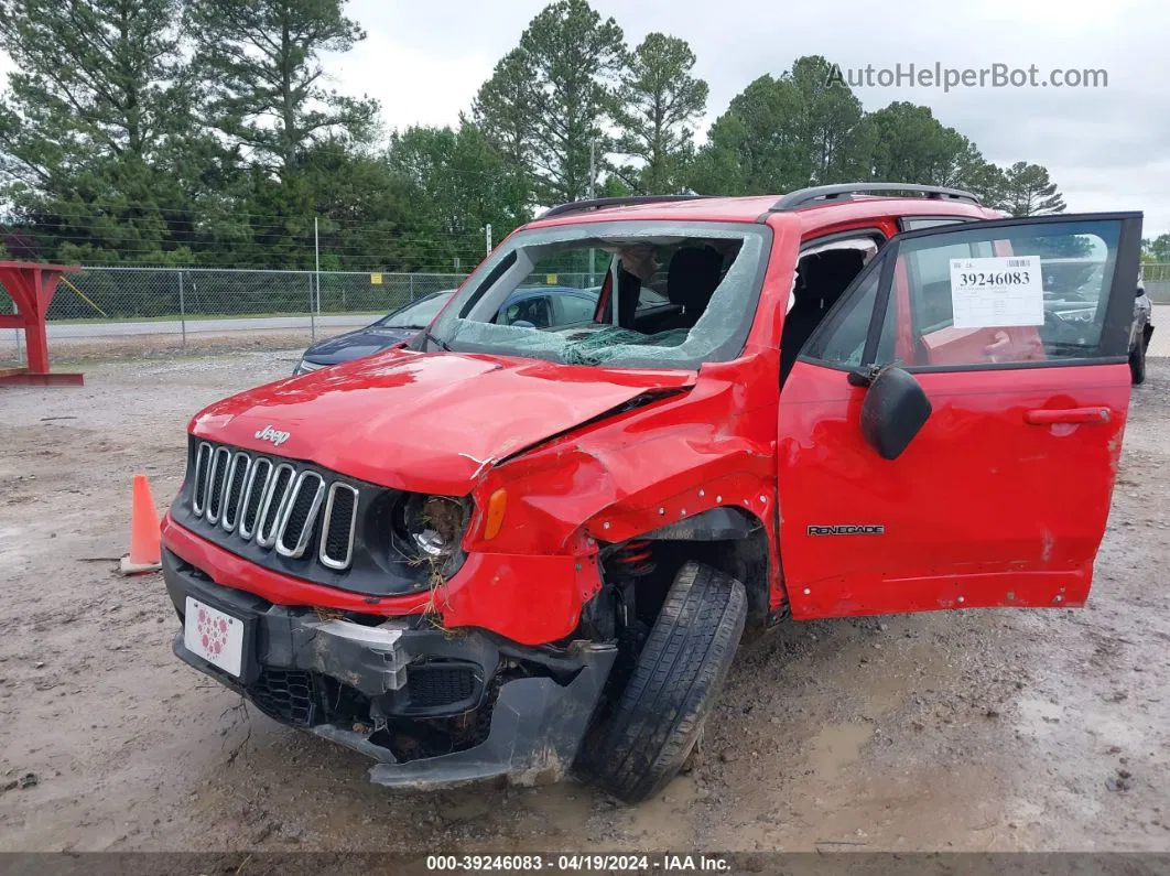 2018 Jeep Renegade Sport 4x4 Красный vin: ZACCJBAB0JPH51682