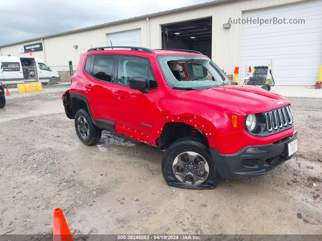 2018 Jeep Renegade Sport 4x4 Красный vin: ZACCJBAB0JPH51682