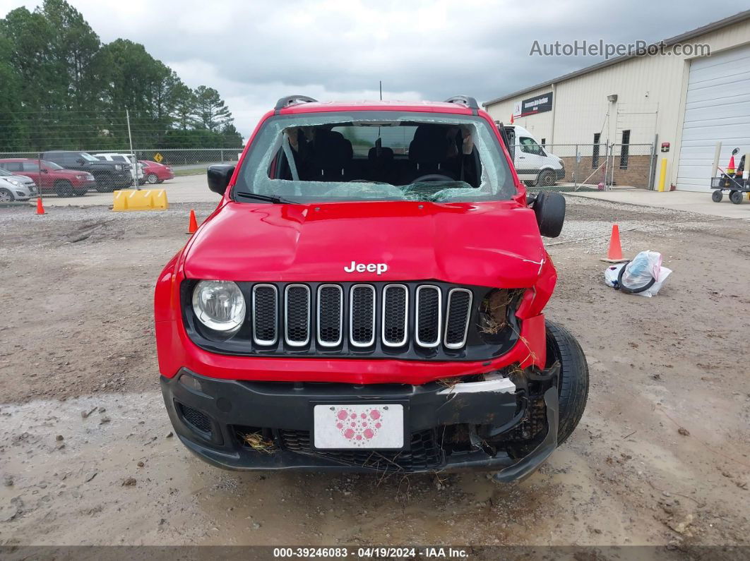 2018 Jeep Renegade Sport 4x4 Красный vin: ZACCJBAB0JPH51682