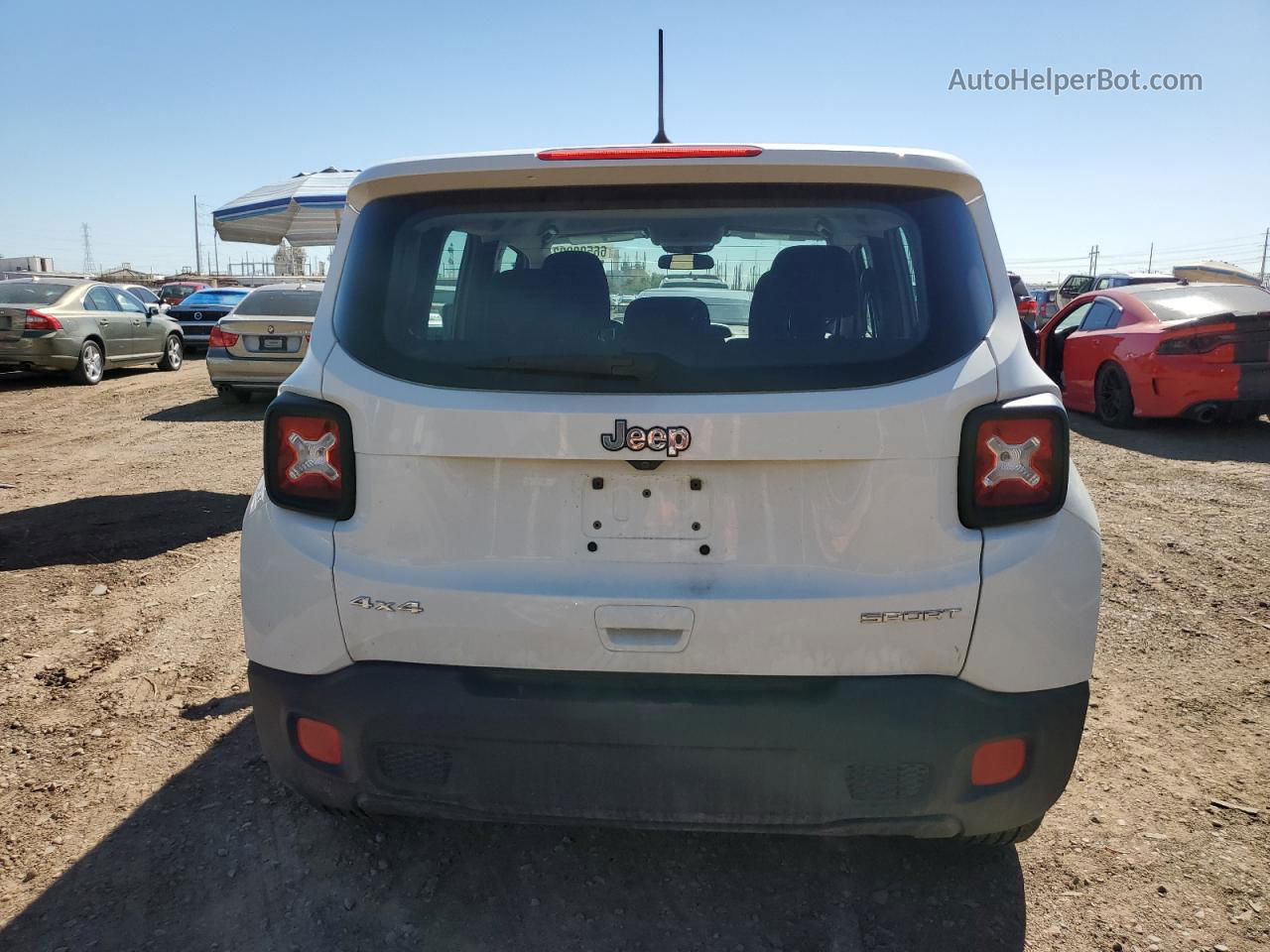 2018 Jeep Renegade Sport Белый vin: ZACCJBAB0JPH62021