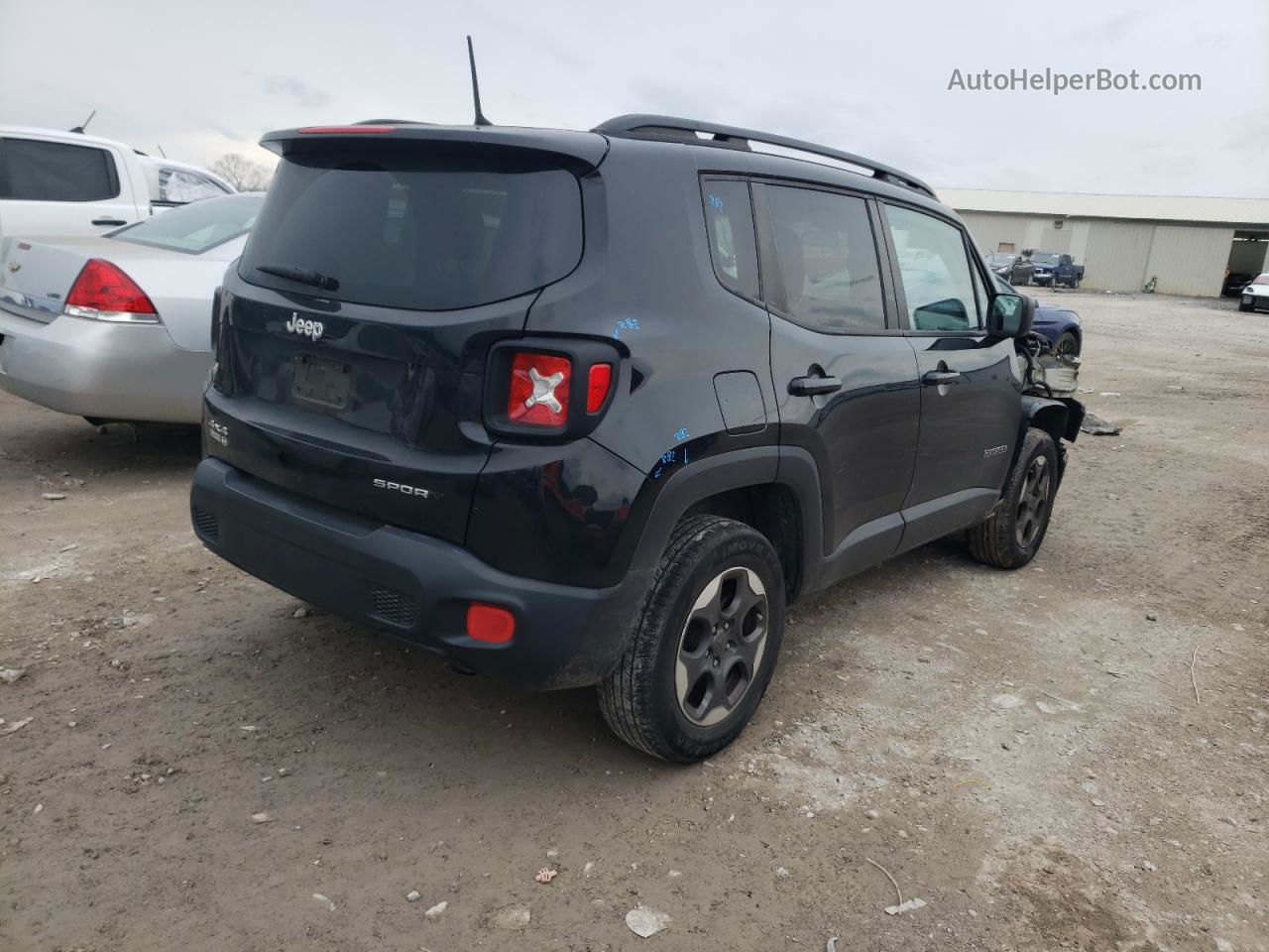 2017 Jeep Renegade Sport Black vin: ZACCJBAB1HPG07293