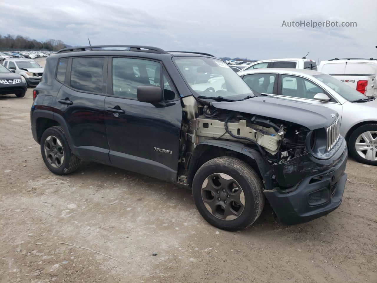 2017 Jeep Renegade Sport Black vin: ZACCJBAB1HPG07293