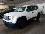 2017 Jeep Renegade Sport White vin: ZACCJBAB1HPG41041