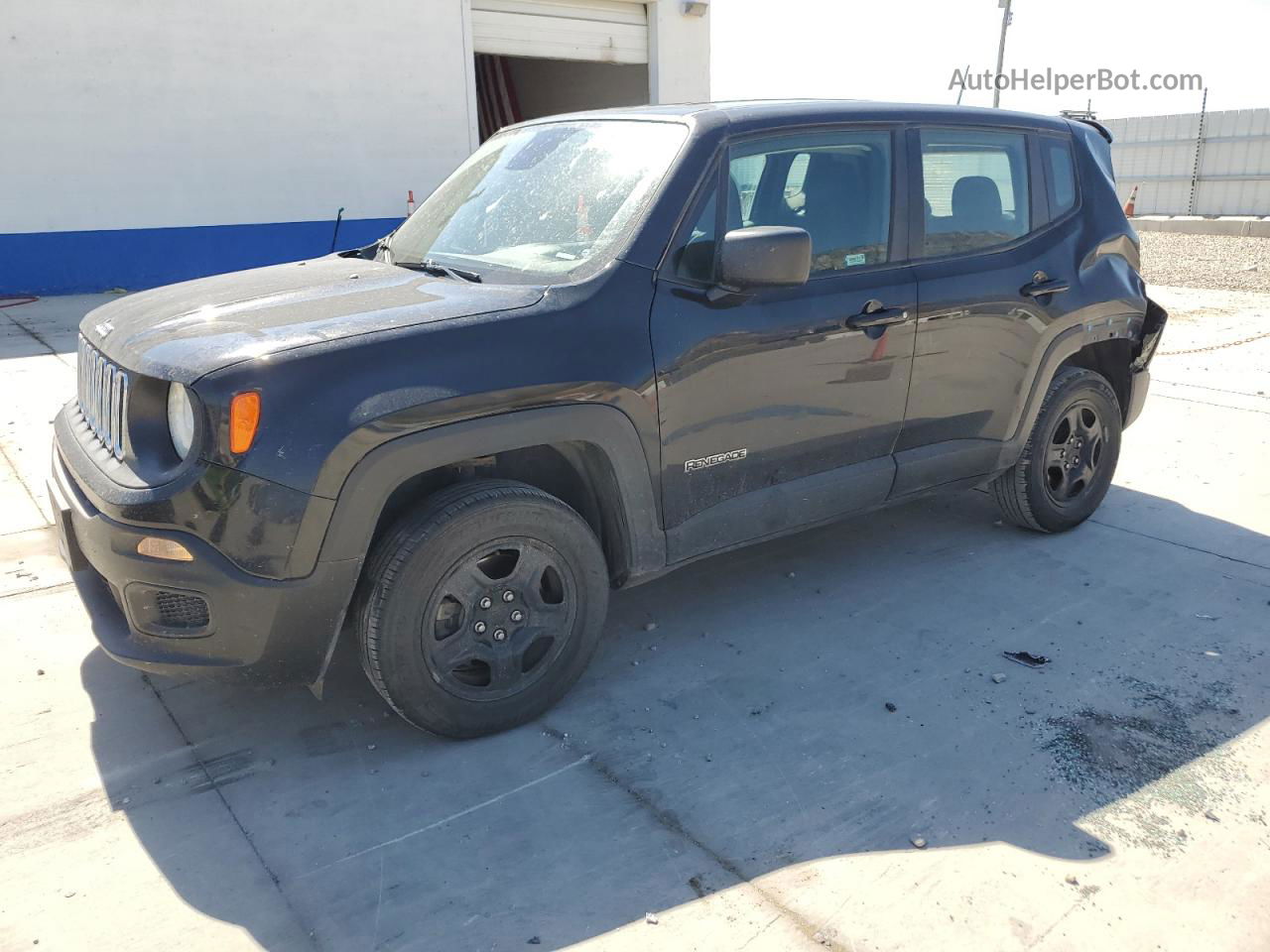 2018 Jeep Renegade Sport Black vin: ZACCJBAB1JPG98331