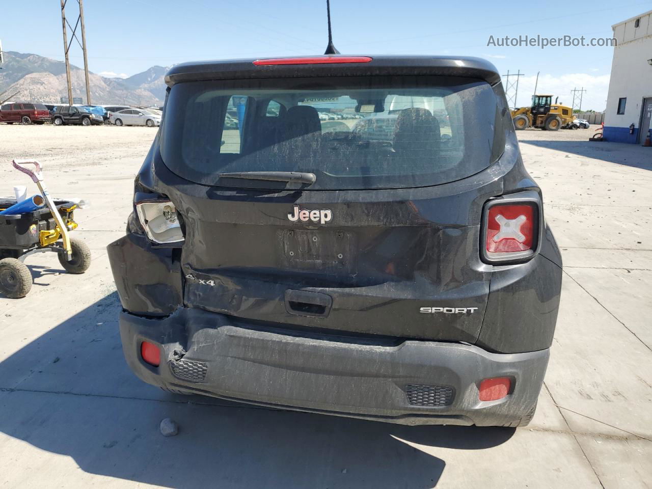 2018 Jeep Renegade Sport Black vin: ZACCJBAB1JPG98331