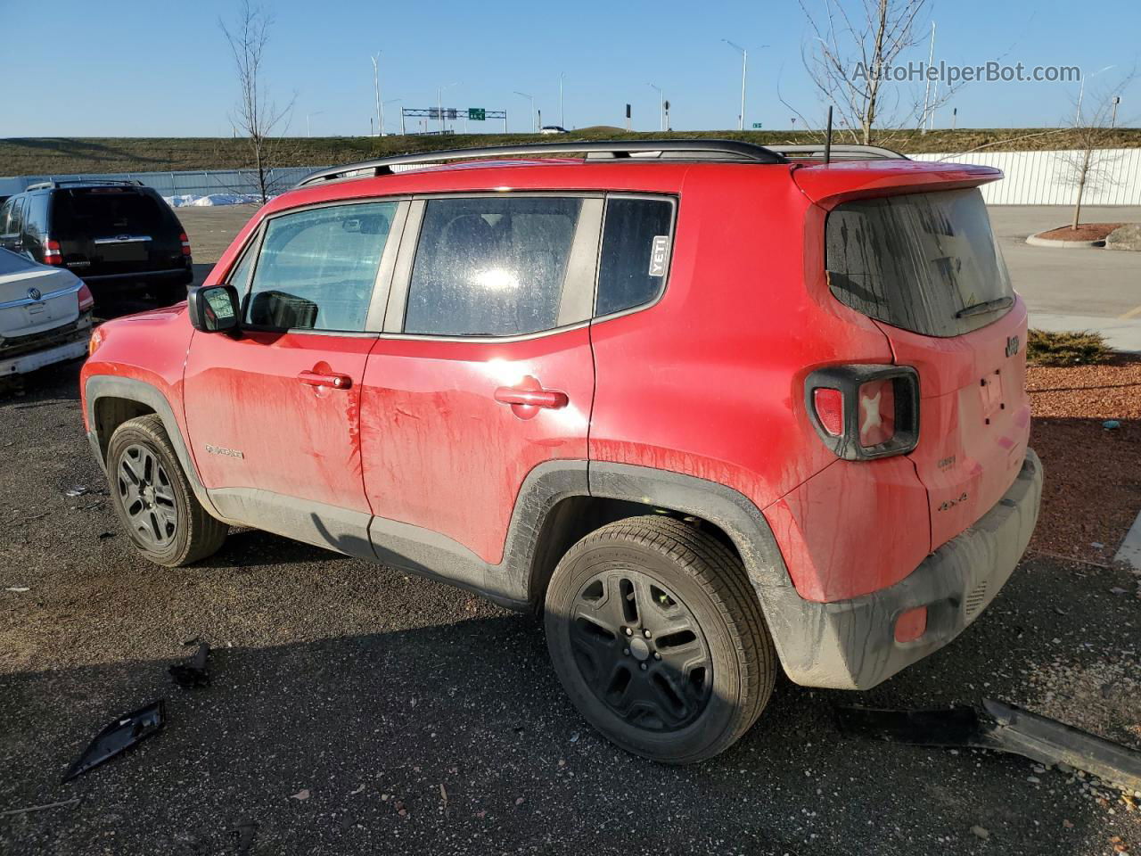 2018 Jeep Renegade Sport Красный vin: ZACCJBAB1JPH84304