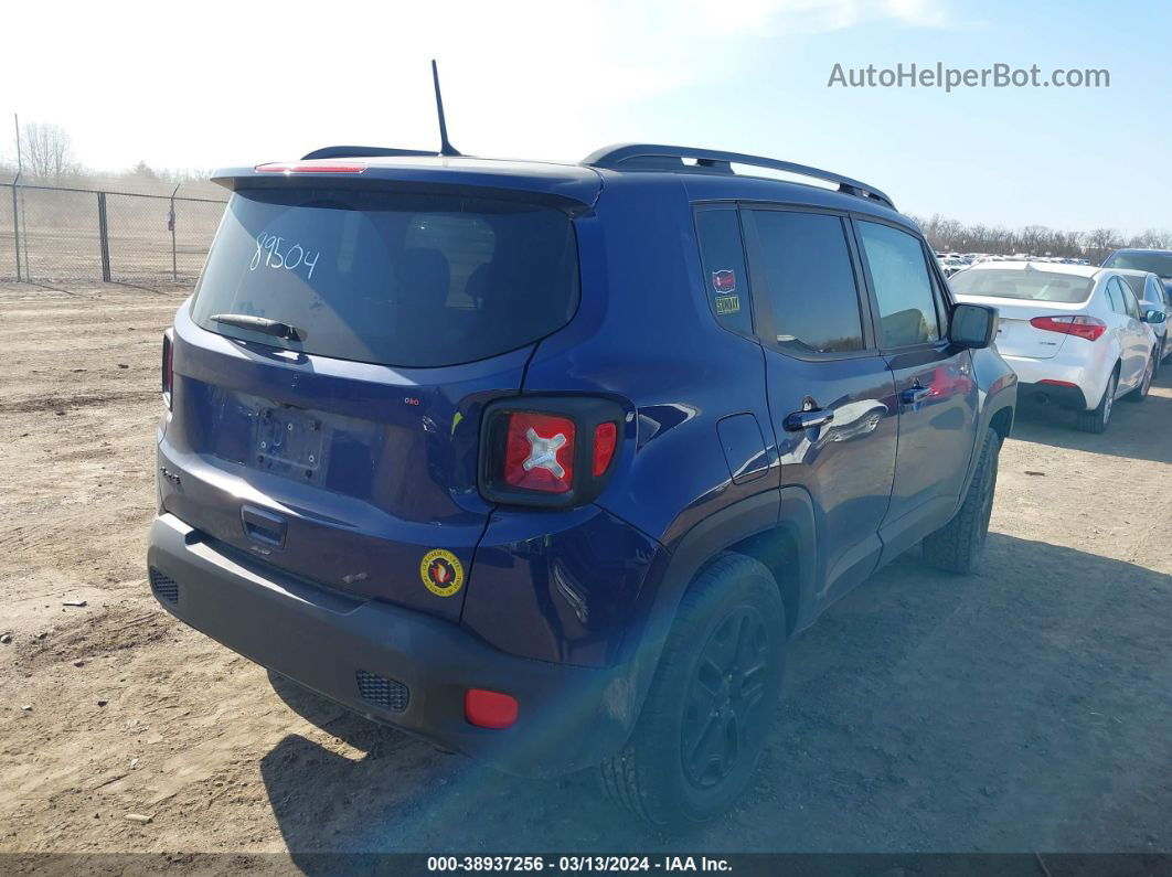 2018 Jeep Renegade Upland Edition 4x4 Blue vin: ZACCJBAB1JPH89504