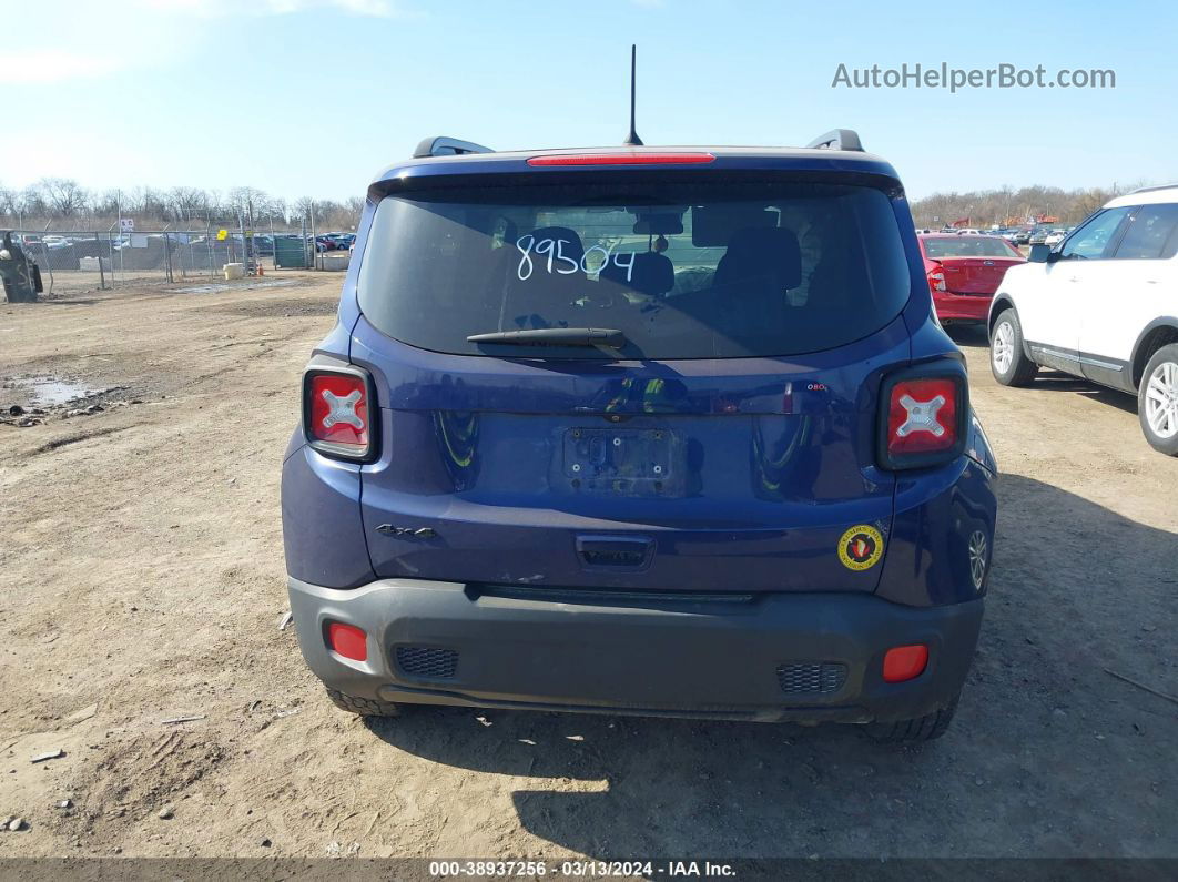 2018 Jeep Renegade Upland Edition 4x4 Blue vin: ZACCJBAB1JPH89504