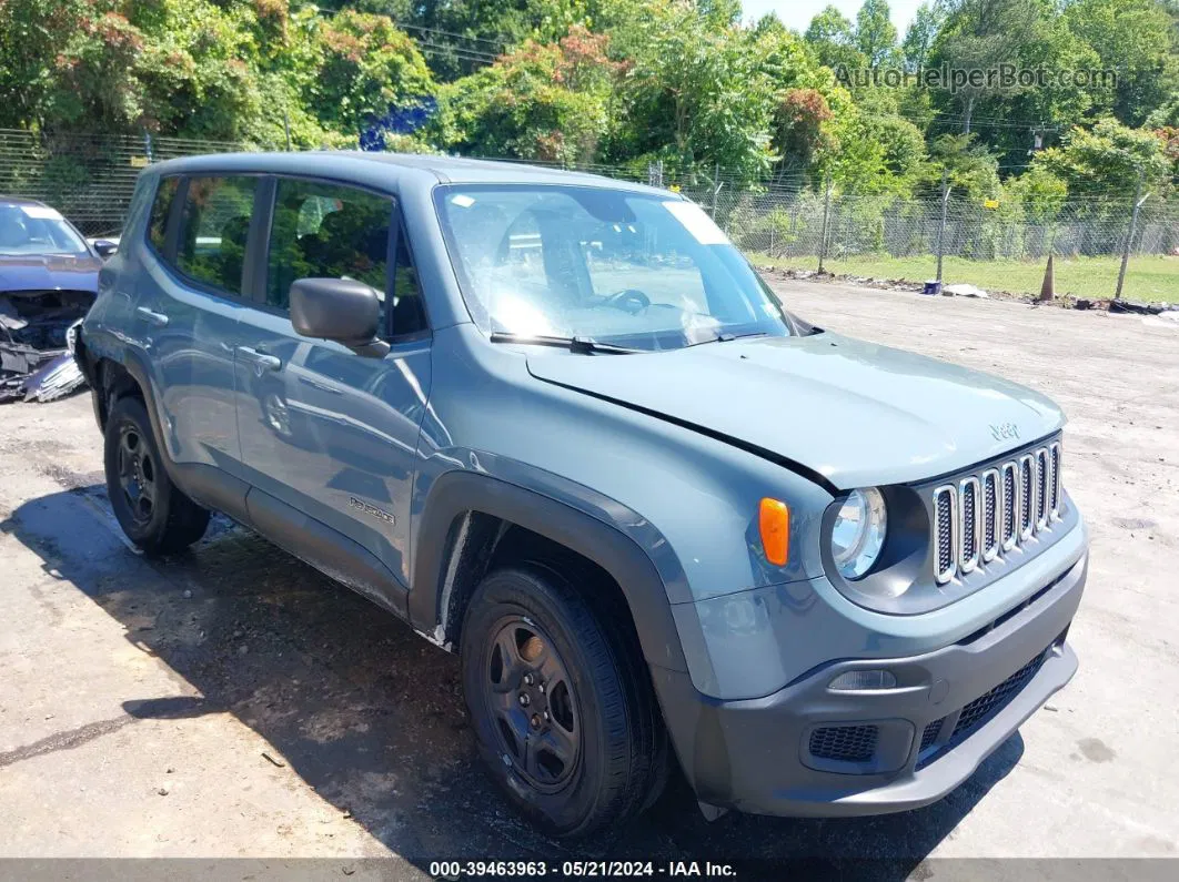 2018 Jeep Renegade Sport 4x4 Gray vin: ZACCJBAB1JPJ41304